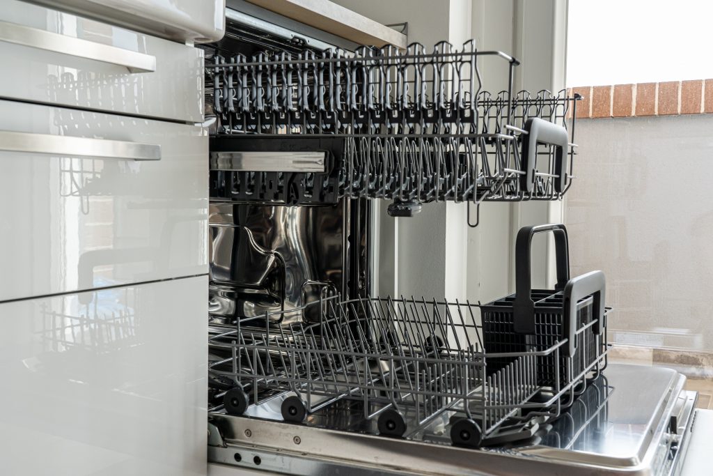 open dishwasher 